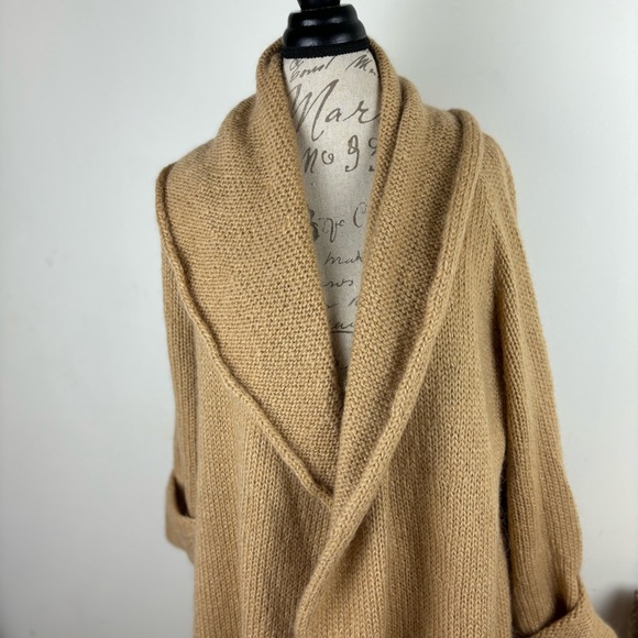 Soft Surroundings Telluride duster topper/camel cardigan sweater-Woman’s PL - Picture 3 of 14